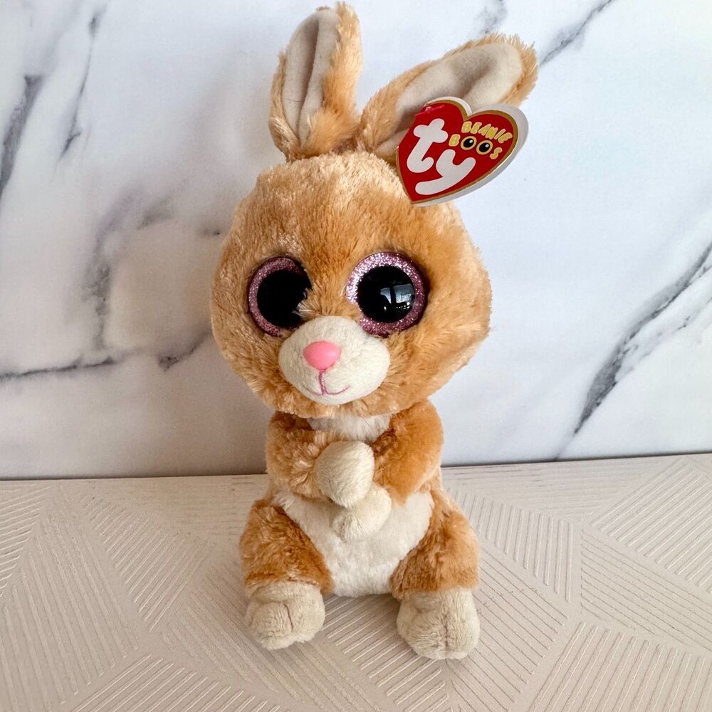Ty Beanie Boos - CARROTS the Bunny Rabbit 6" NEW MWMTs Plush Stuffed Animal Toy